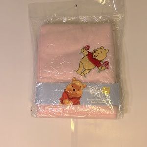 Babies Disney Winnie The Poo Pink Blankets